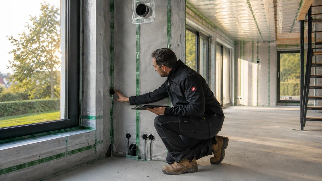 Checklist de préparation d’un chantier avant test BlowerDoor
